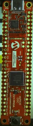 dsPIC33AK512MPS506 Curiosity Nano board