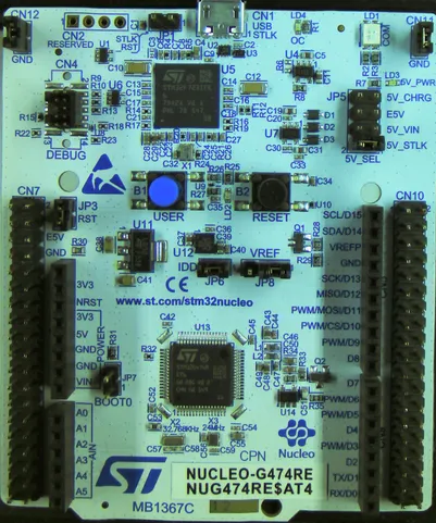 Nucleo G474RE board