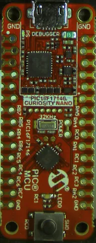 PIC16F17146 Curiosity Nano board